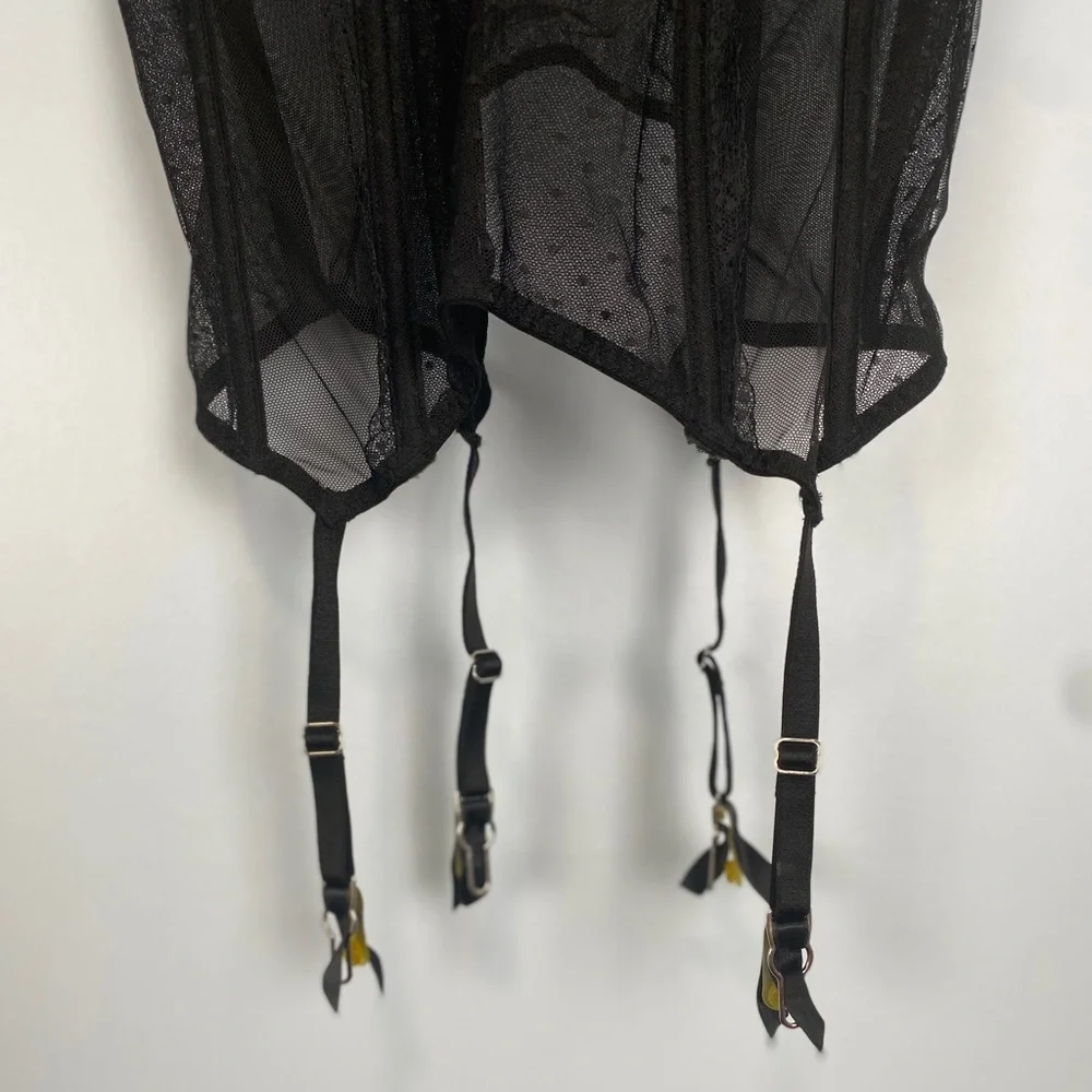Victoria's Secret Lingerie Glamour Style Pinup‎ Corset Large L Sexy Date Night
